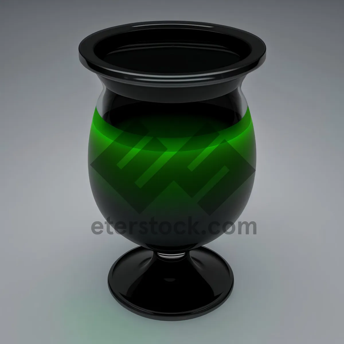 Picture of Glass Beverage Goblet Container