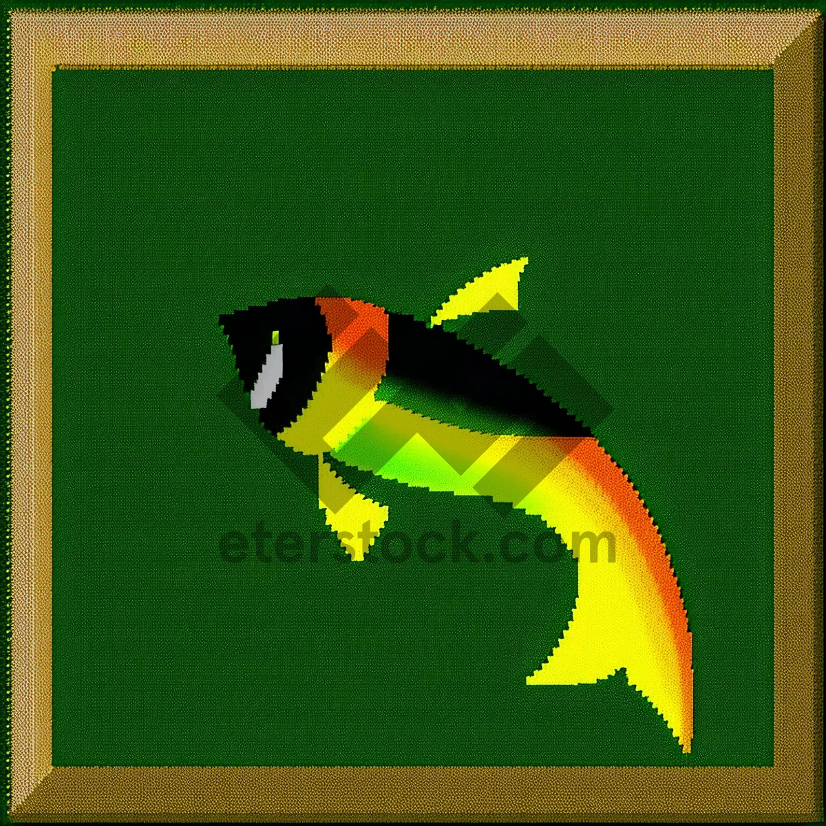 Picture of Vibrant Toucan with Striking Yellow Eyes