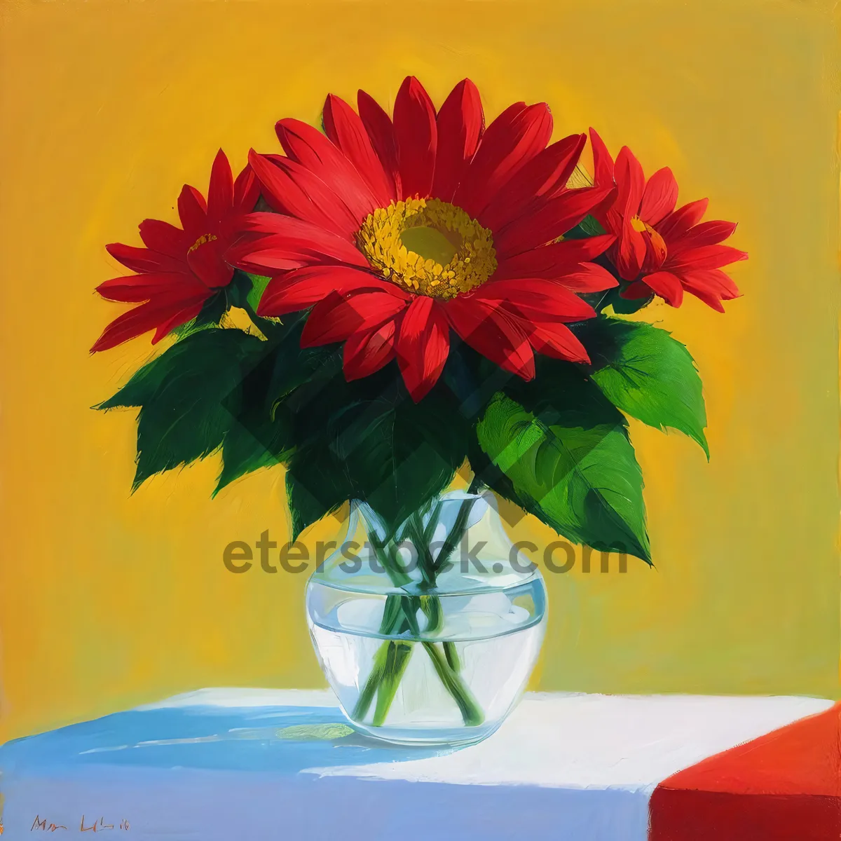 Picture of Vibrant Sunflower Bouquet: Blooming Summer Floral Decoration