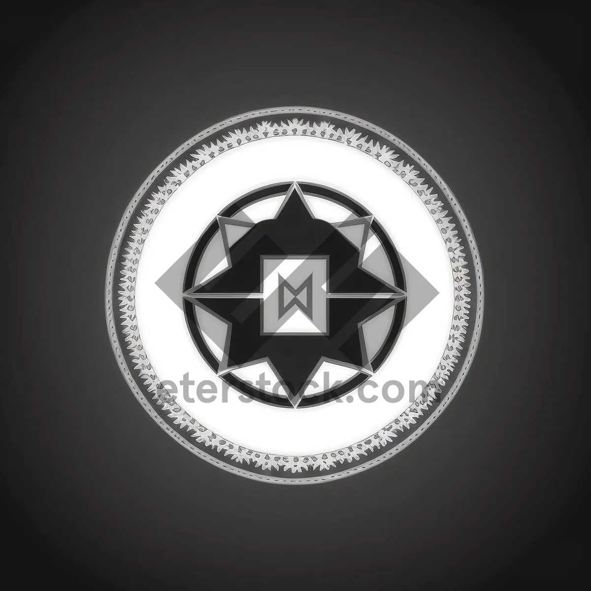 Picture of Round Shiny Button Set: Simple Black Web Icons