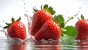 Fresh Strawberry Close-Up - Healthy and Delicious Snack