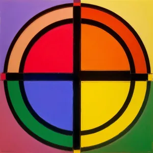 Round World Button Icon - Shiny Sphere Design