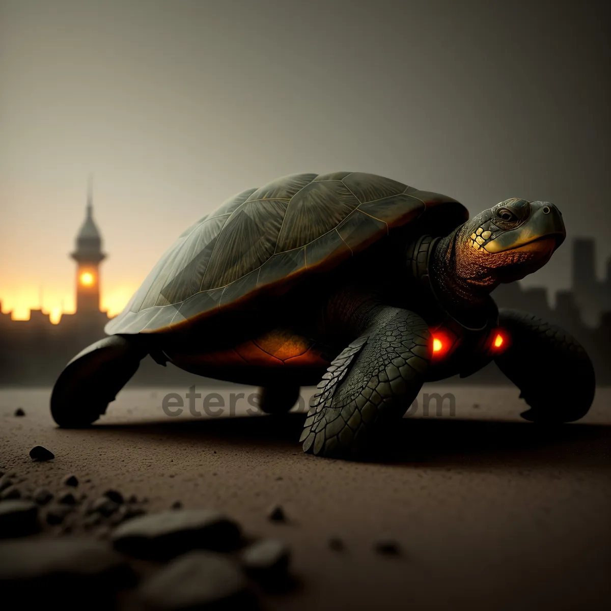 Picture of Terrapin: A Slow, Shell-covered Aquatic Creature of Protection