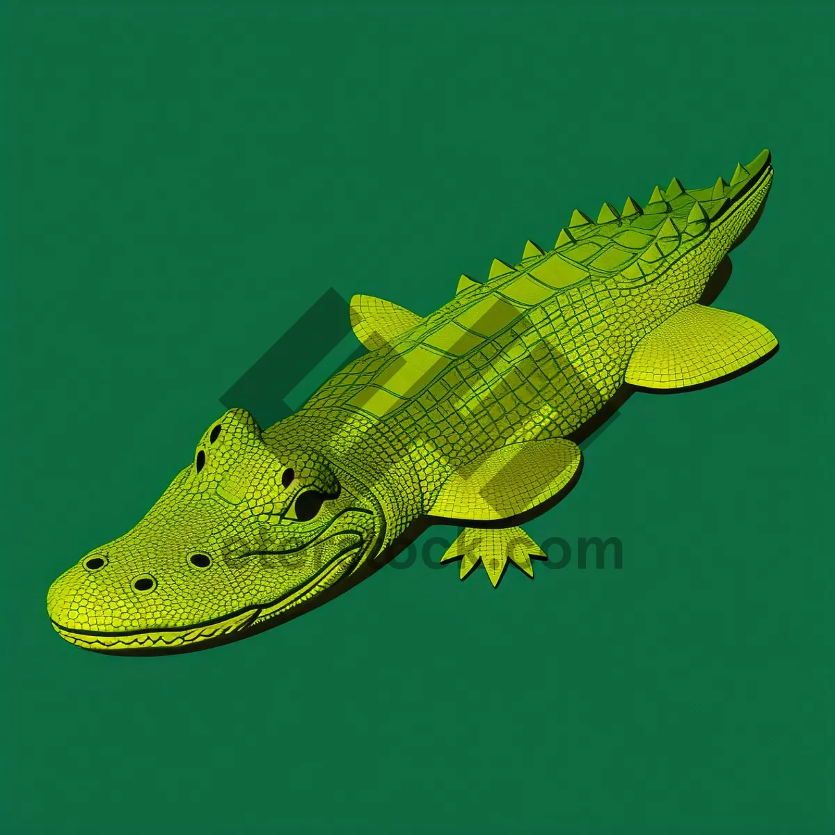 Picture of Green Desert Dragon - Reptile Wildlife