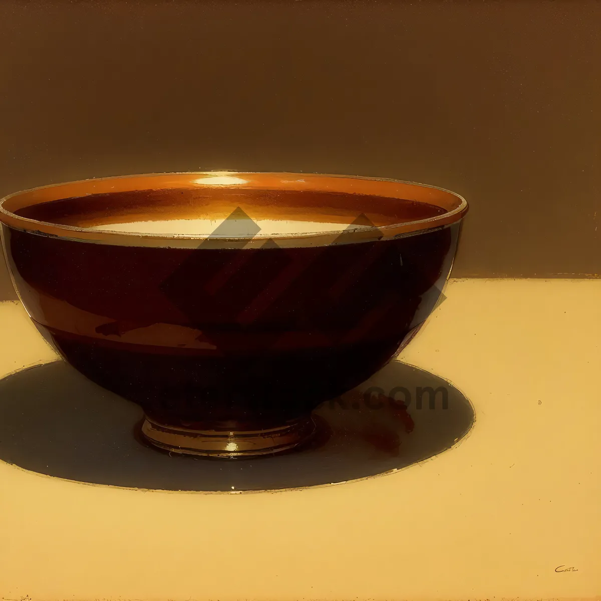 Picture of Healthy Breakfast Bowl with Hot Coffee