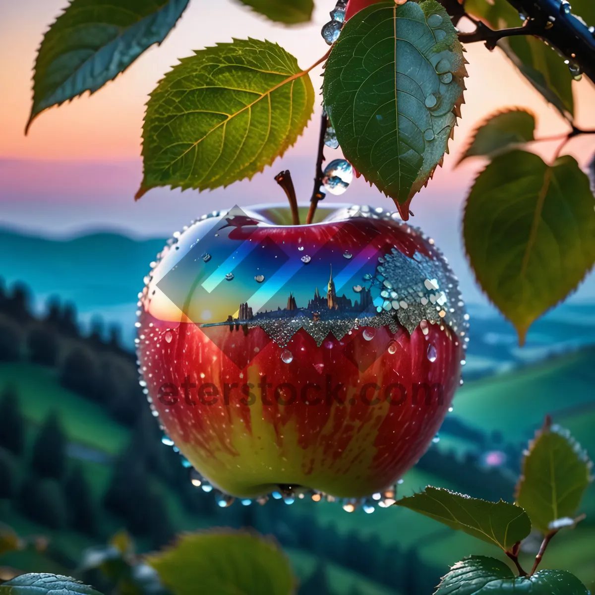 Picture of Organic Red Delicious Apple - Fresh and Juicy Fruit