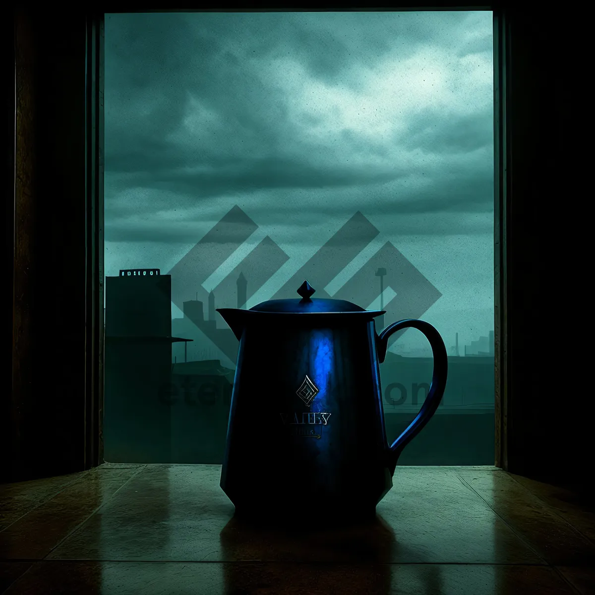 Picture of Traditional Teapot on Windowsill