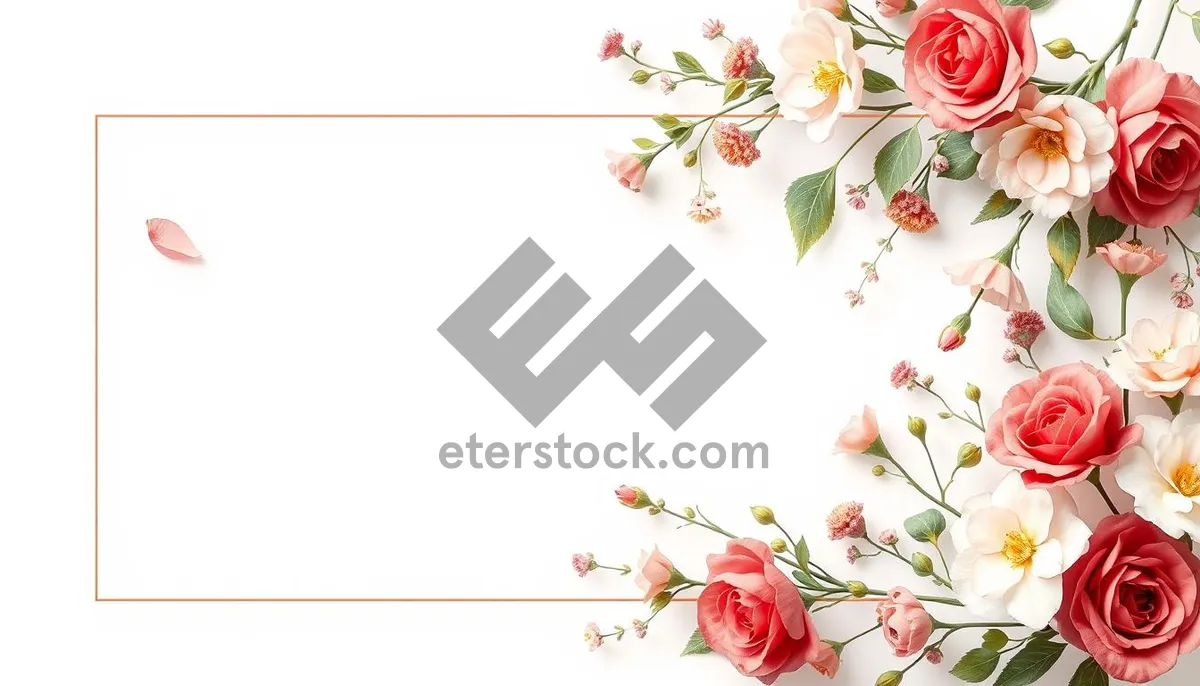 Picture of Floral Ornate Summer Silhouette Wallpaper
