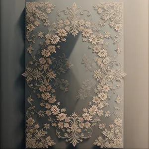 Retro Floral Shower Curtain Design