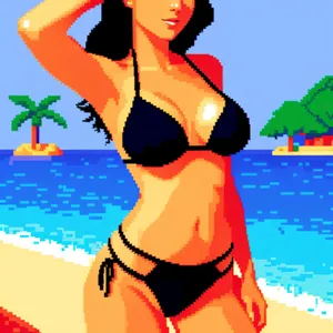 Cartoon Fashionista: A Sexy and Stylish Cartoon Person