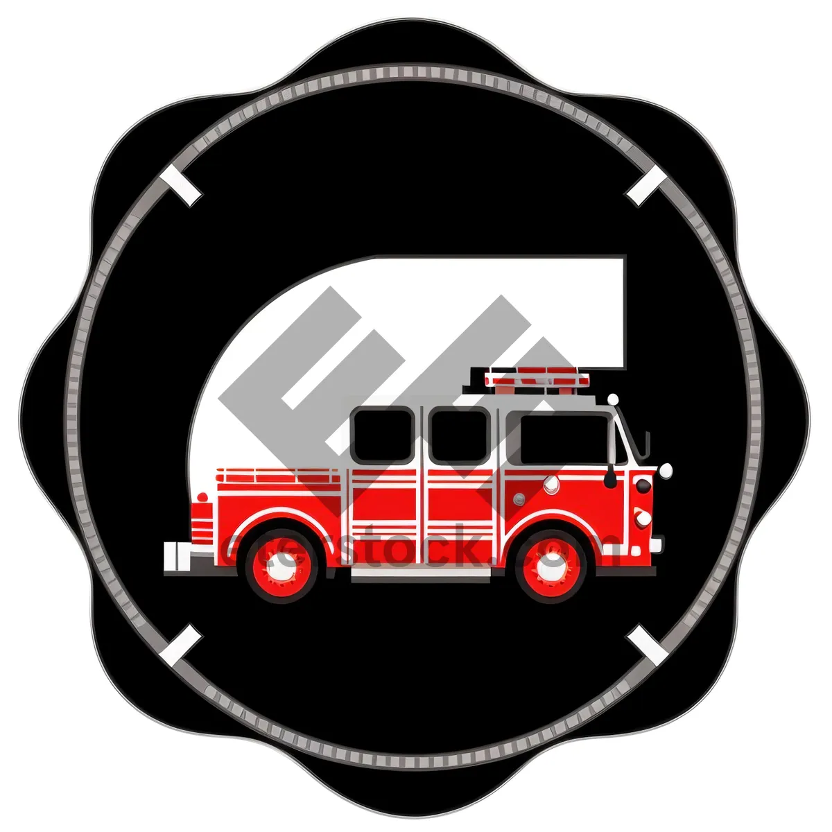 Picture of Black Shuttlecock Icon Set