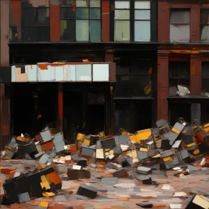 Interior of a Restaurant Hall