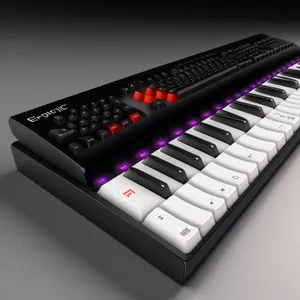 Modern Electronic Keyboard for Efficient Typing