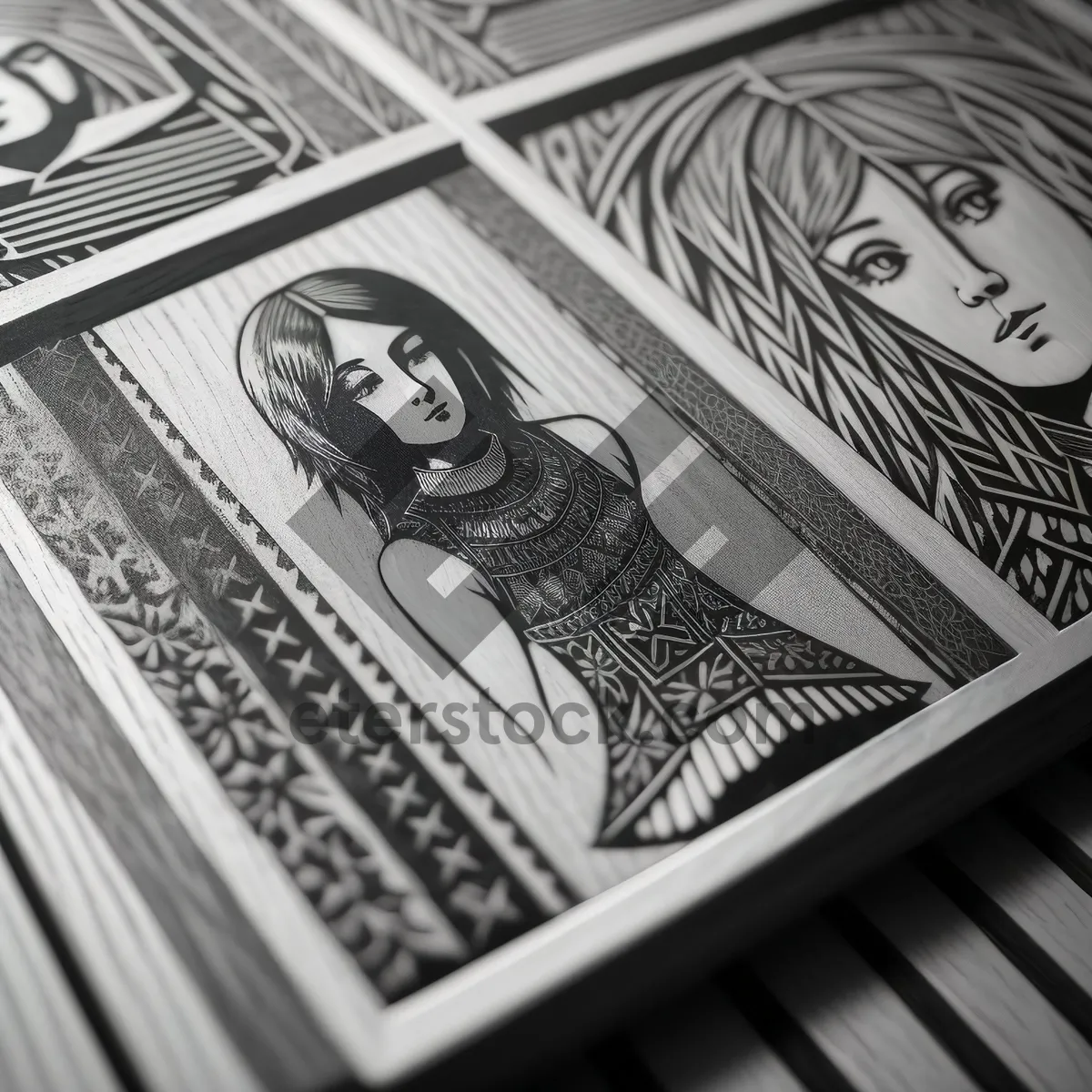 Picture of Stack of Dollar Bills on Desk