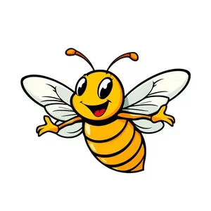“Cheerful Cartoon Animal Character Clip Art”