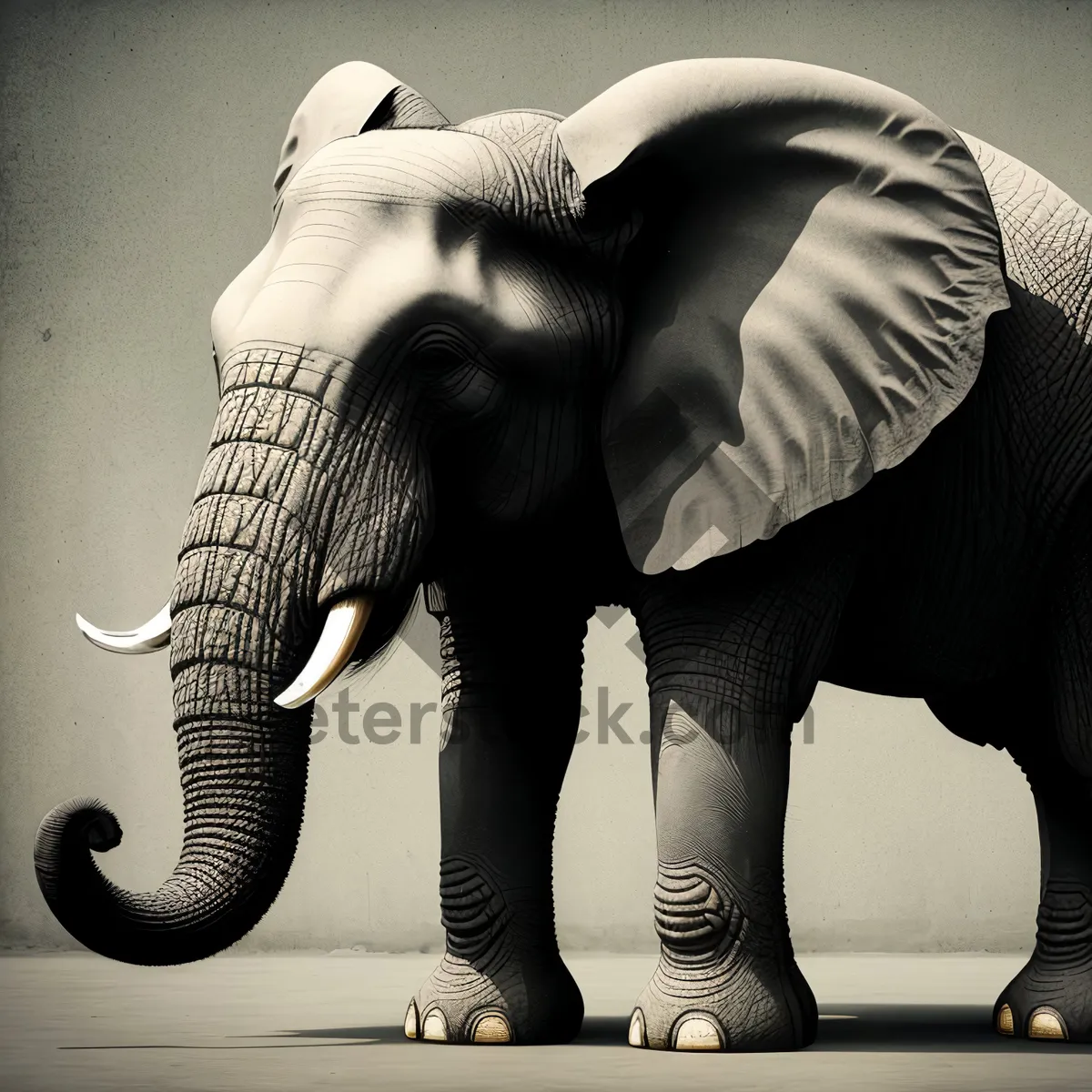 Picture of Elephant Fashion: Boxing Glove Mammoth