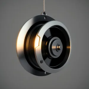 3D Sound Machine with Spotlight and Pulley