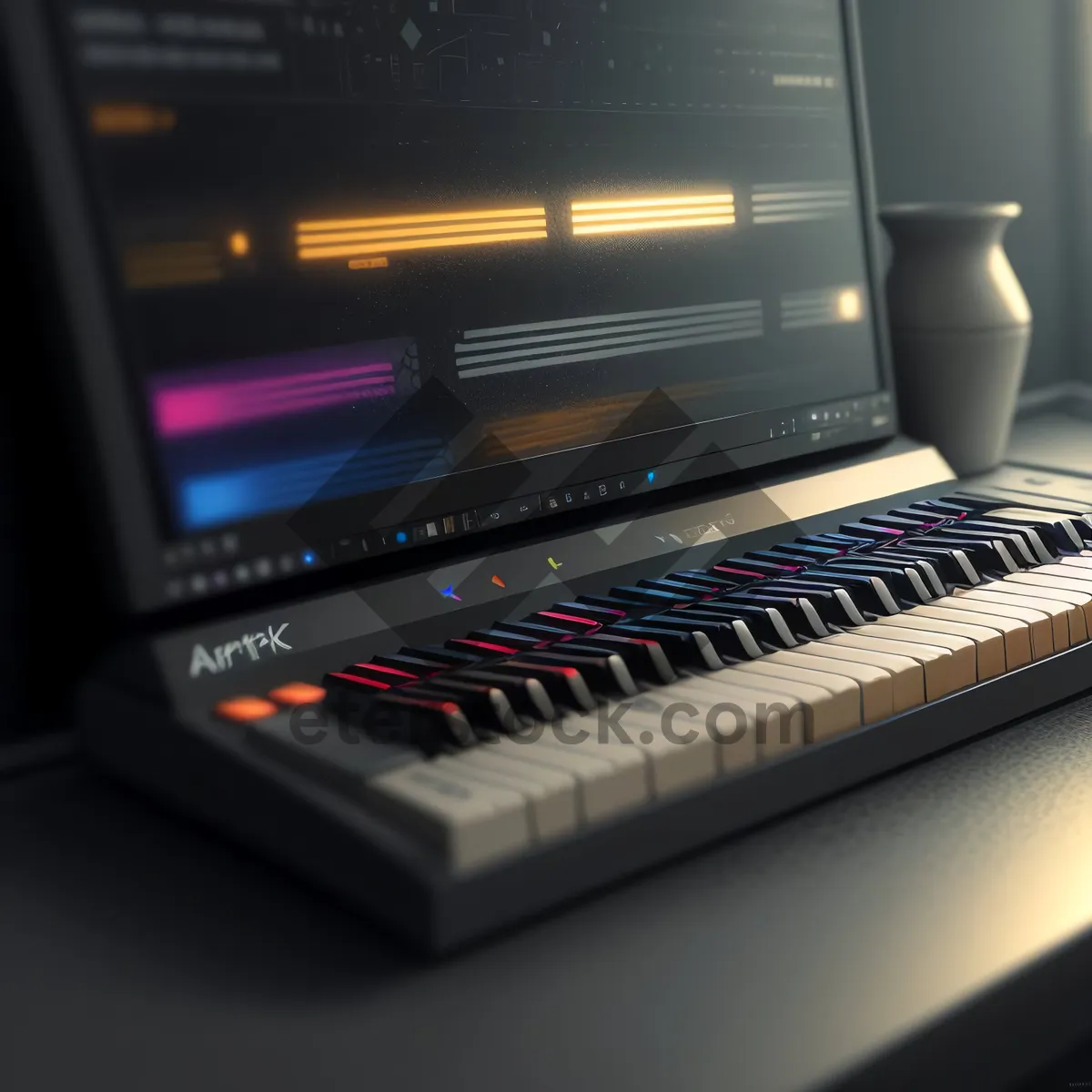 Picture of Digital Music Workstation - Innovative Synthesizer Keyboard