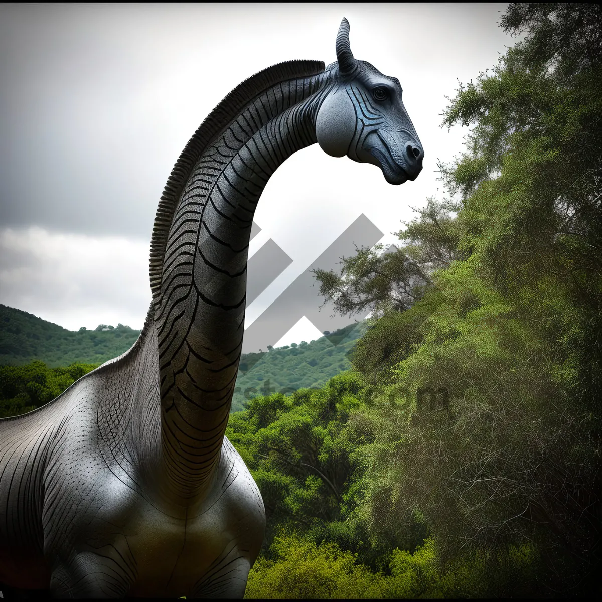 Picture of Graceful Goose: Majestic Waterfowl in Wildlife Statue