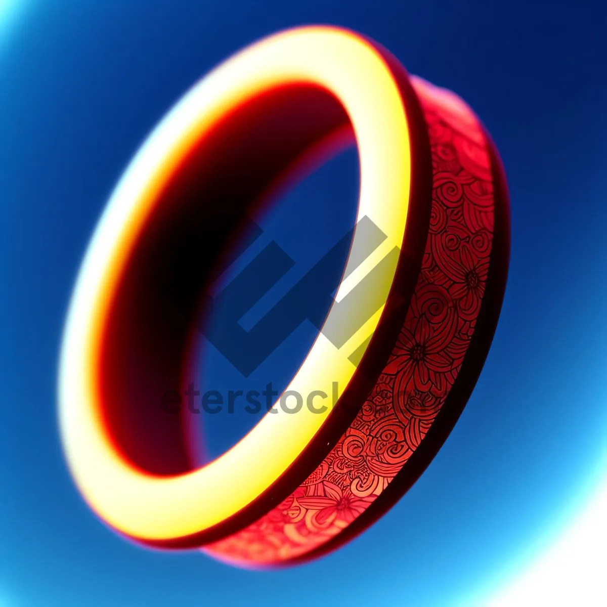 Picture of Shiny Bangle Symbol 3D Design Icon