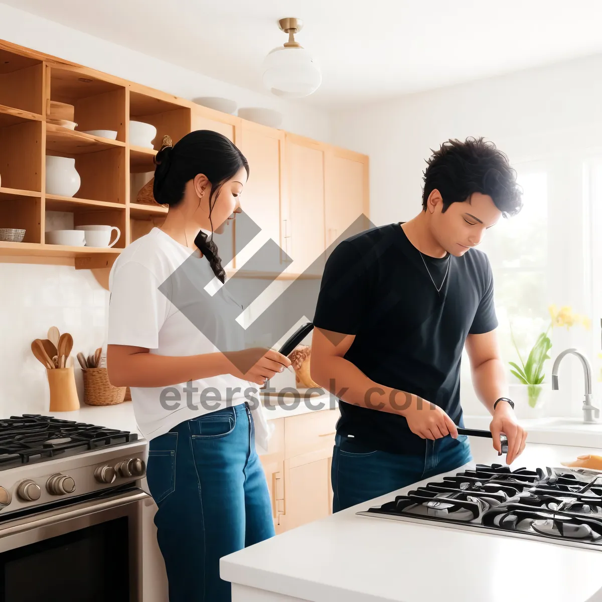 Picture of Happy professional man working on laptop in office meeting.