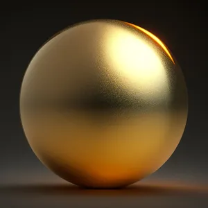 Shiny Glass Egg Icon with Reflection