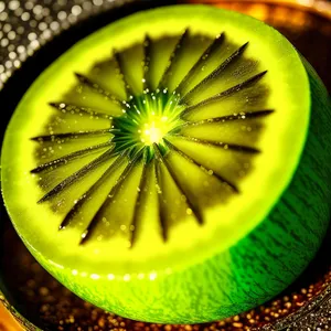 Tropical Citrus Kiwi Lemon Slice: Freshly Juiced Healthy Delight