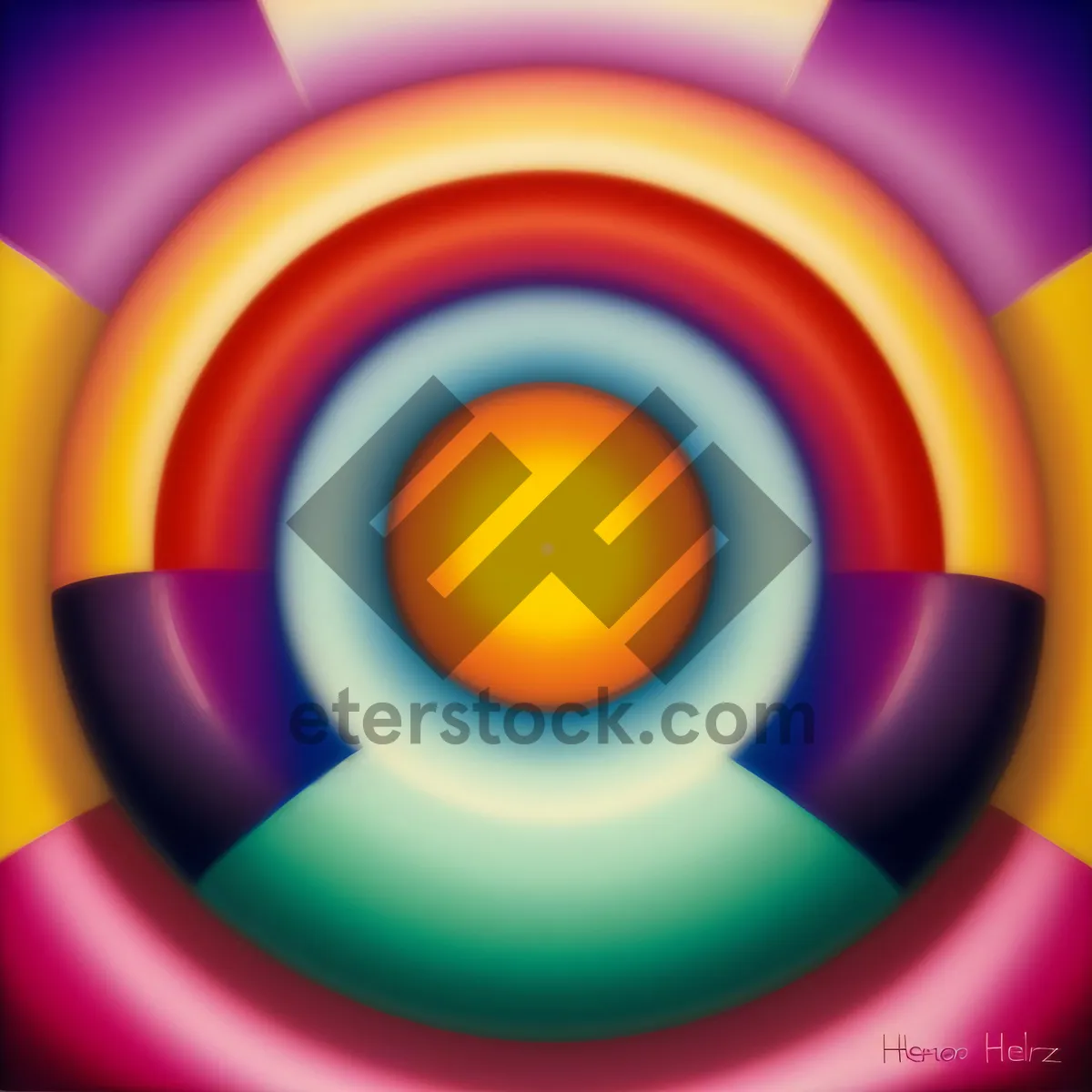 Picture of Vibrant Colorful Glass Ball Button Set