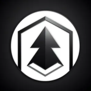 Shiny Black Gem Button Set