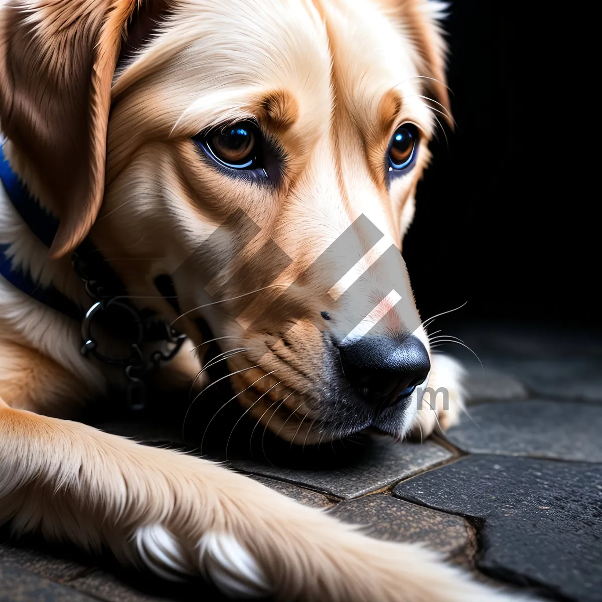 Picture of Adorable Golden Retriever Puppy - Beautiful Canine Companion