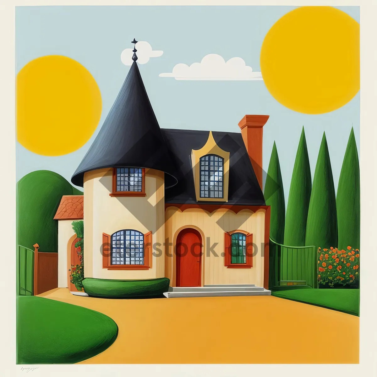 Picture of Graphic House Icon for Seller's Symbols