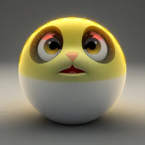 Vibrant 3D Ball Game Icon