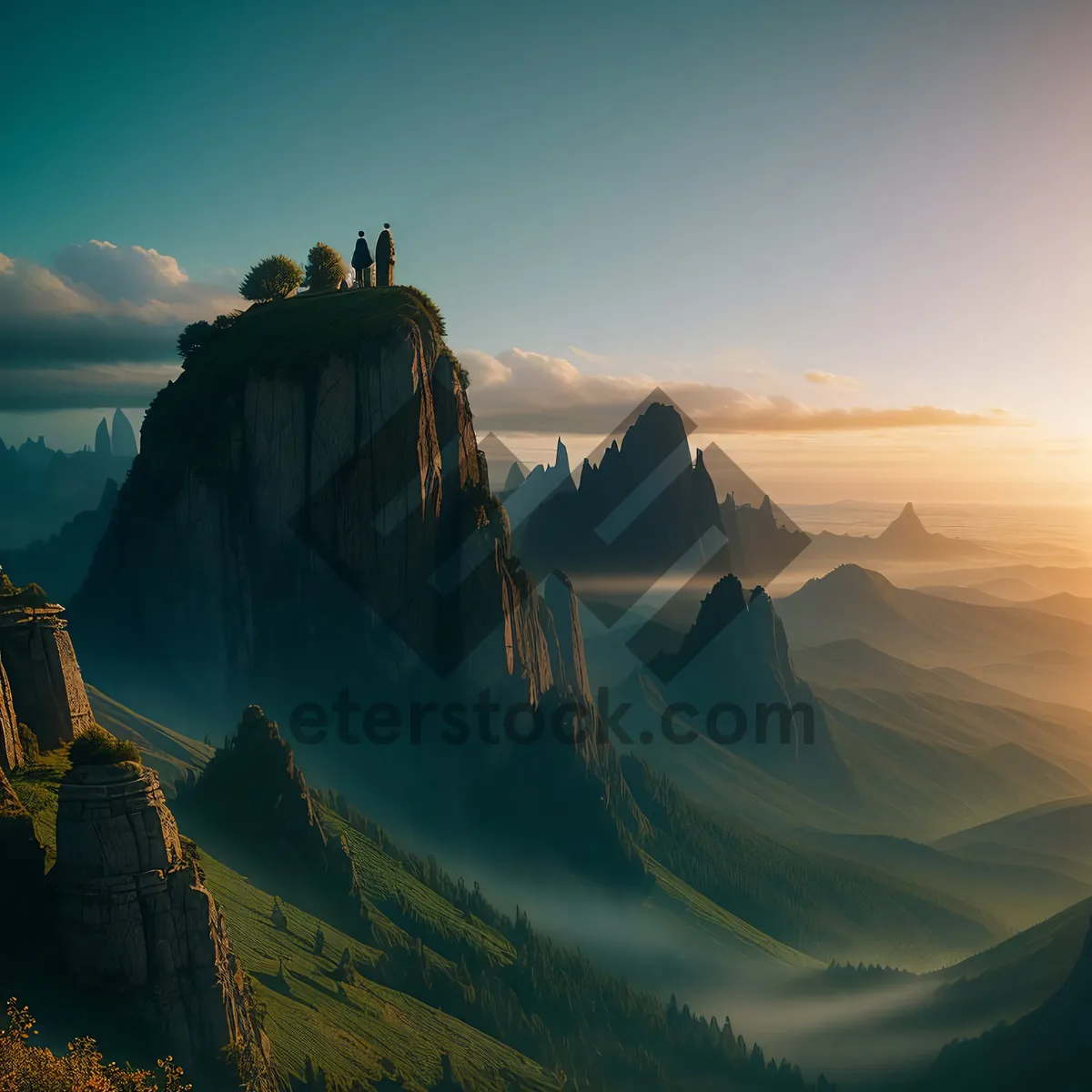 Picture of Majestic Southwest Canyon Landscape with Mesmerizing Rock Formations