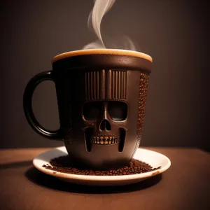 Hot Coffee in a Stylish Mug