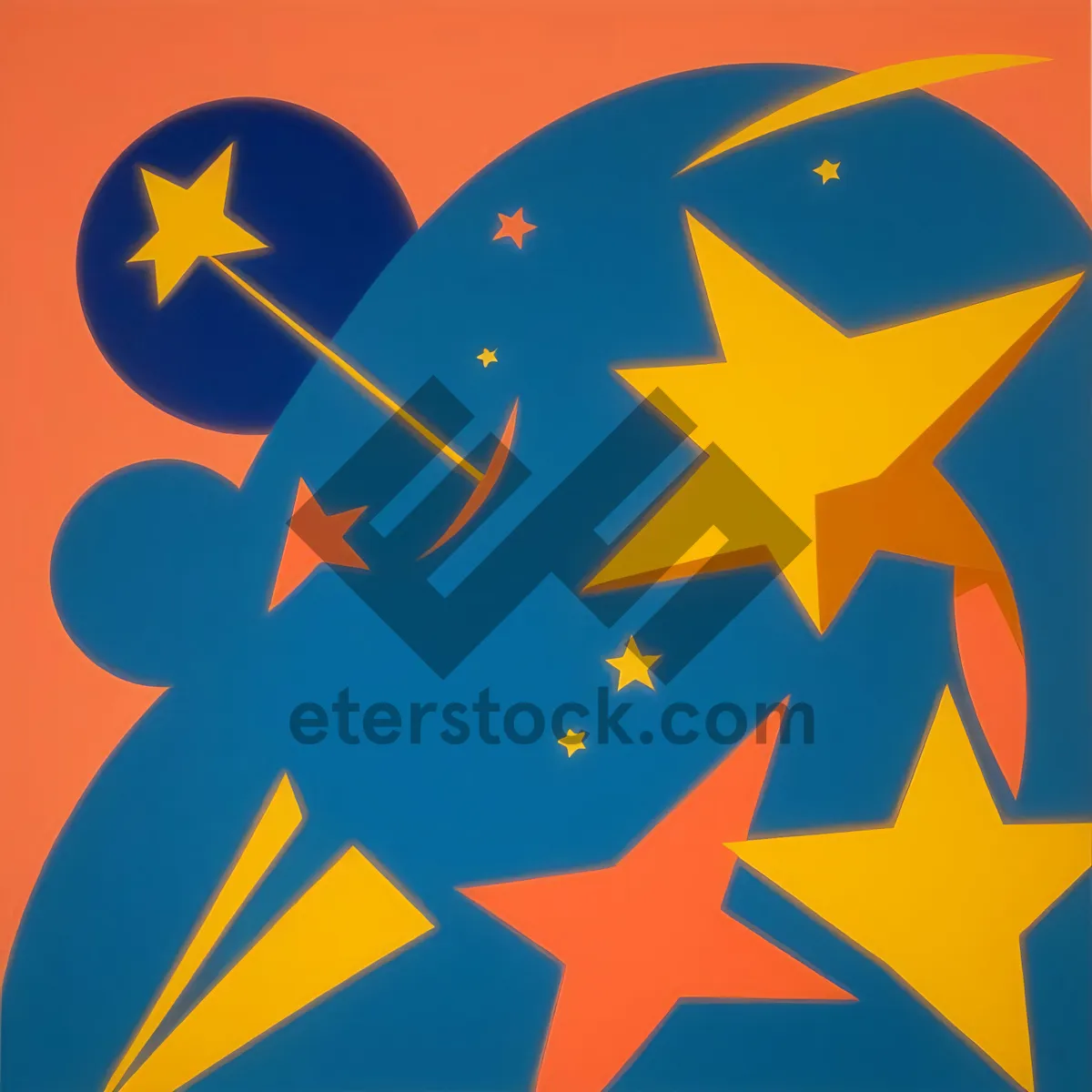 Picture of Vibrant Web Graphics Set with Shiny Icons