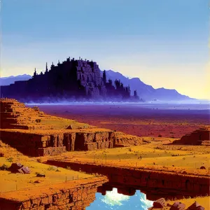 Majestic Canyon Landscape in the Southwest