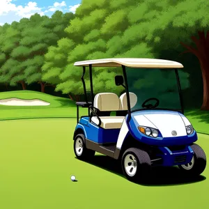 Golf Cart: Speeding Across the Course