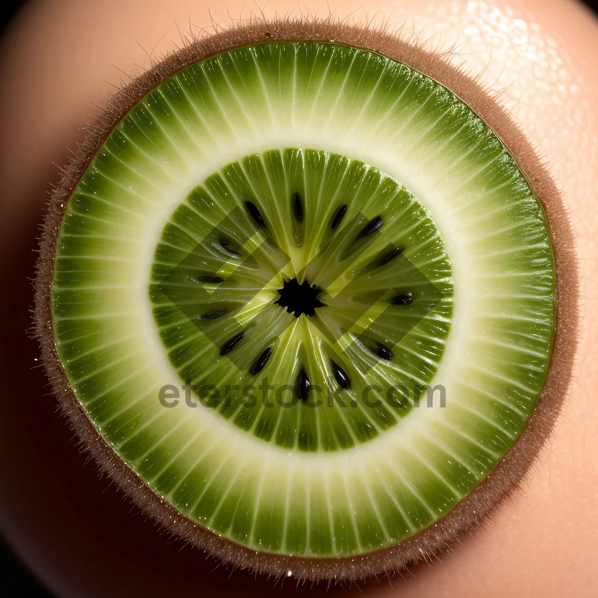 Picture of Juicy Kiwi Slice: Fresh and Healthy Tropical Fruit