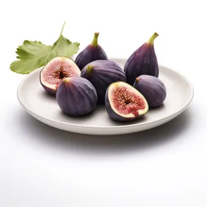 Fresh Strawberry Fig Dessert Plate.