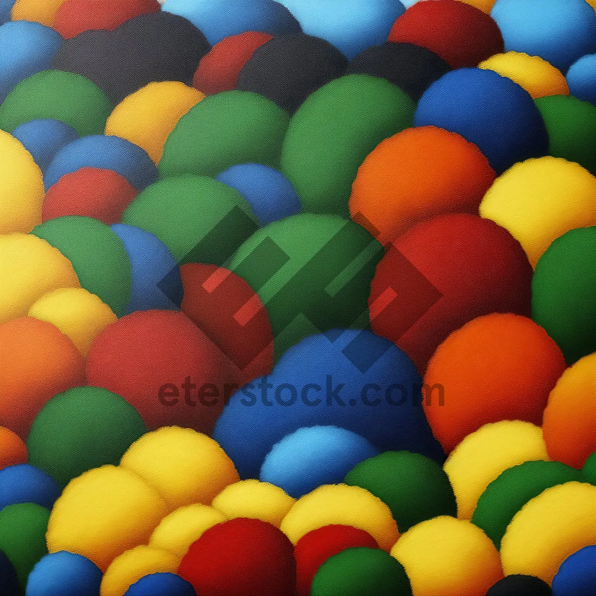 Picture of Colorful Jelly Ball Party Decoration.