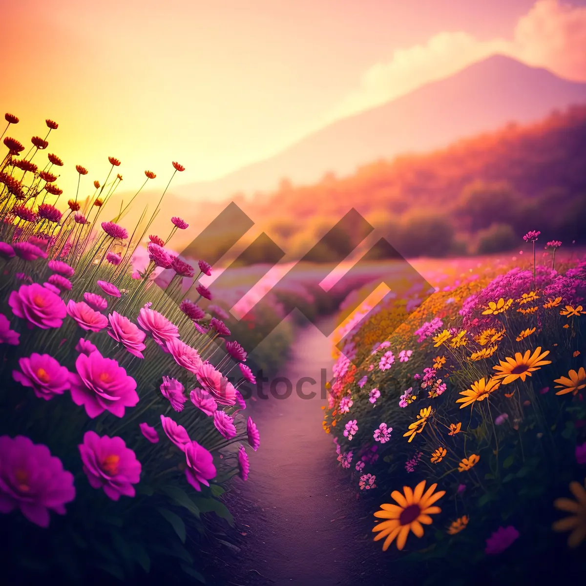 Picture of Bright Sky Meadow in Summer