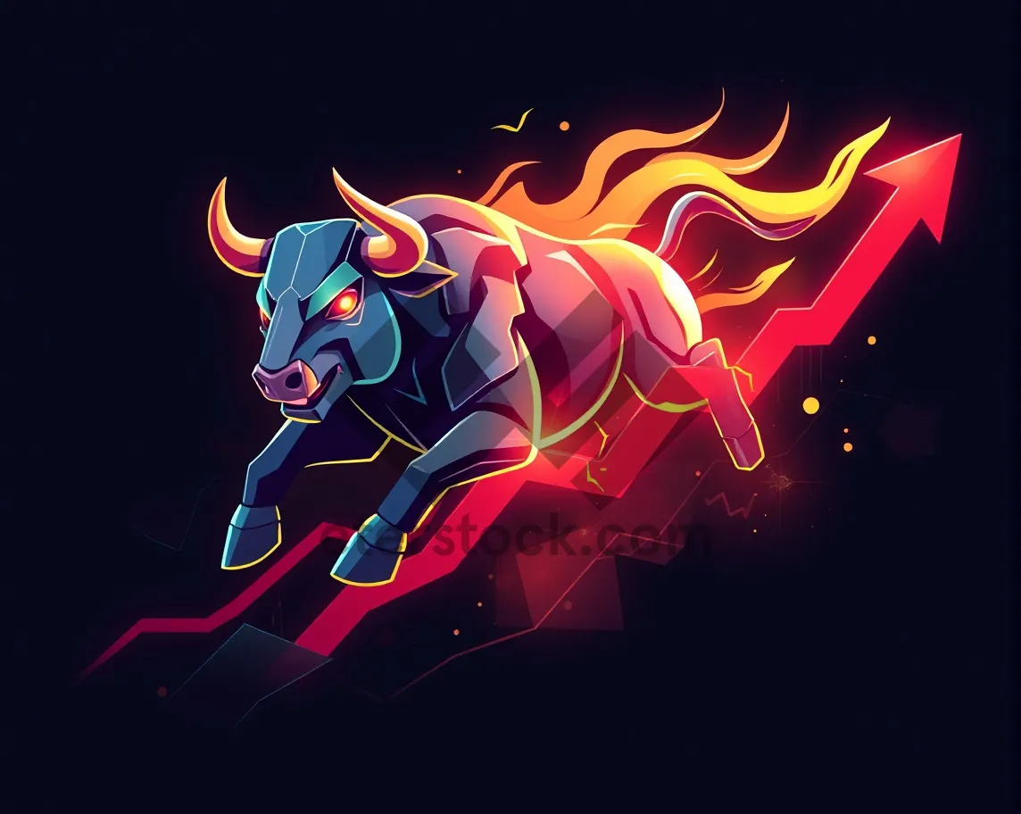Picture of Blaze silhouette in plasma art design