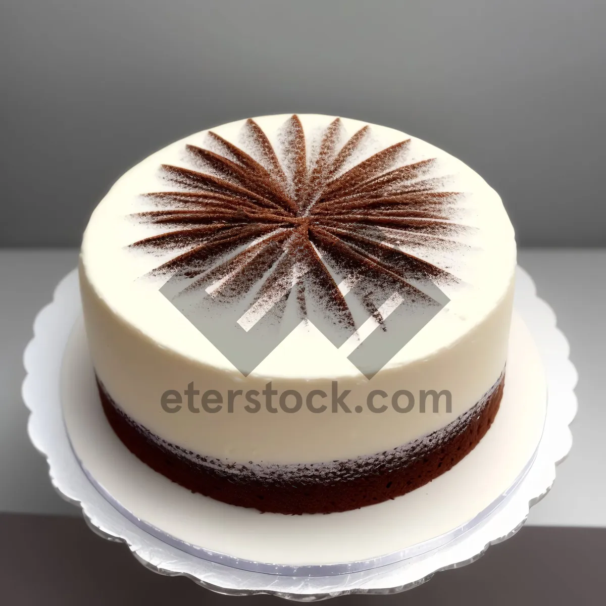 Picture of Delicious Chocolate Cake with Creamy Icing