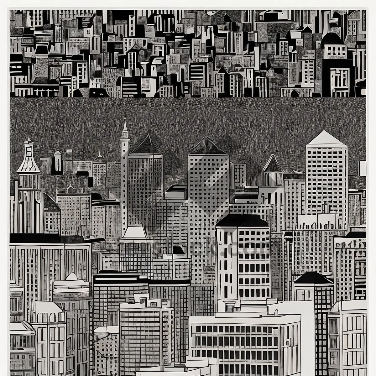 Picture of Modern Urban Skyline Puzzle: A City's Architectural Creation