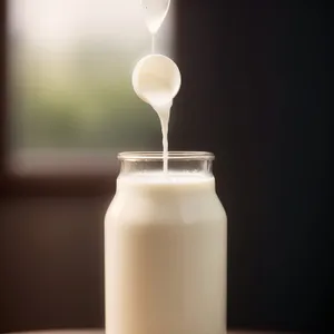 Refreshing Dairy Milk in Glass Bottle