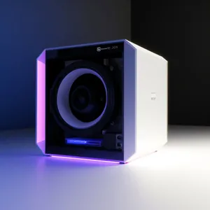 Modern Digital Stereo Speaker System with Powerful Bass