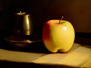 Nutritious Granny Smith and Golden Delicious apples