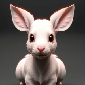 Cute Bunny Piggy Bank with Baby Piggy Ears