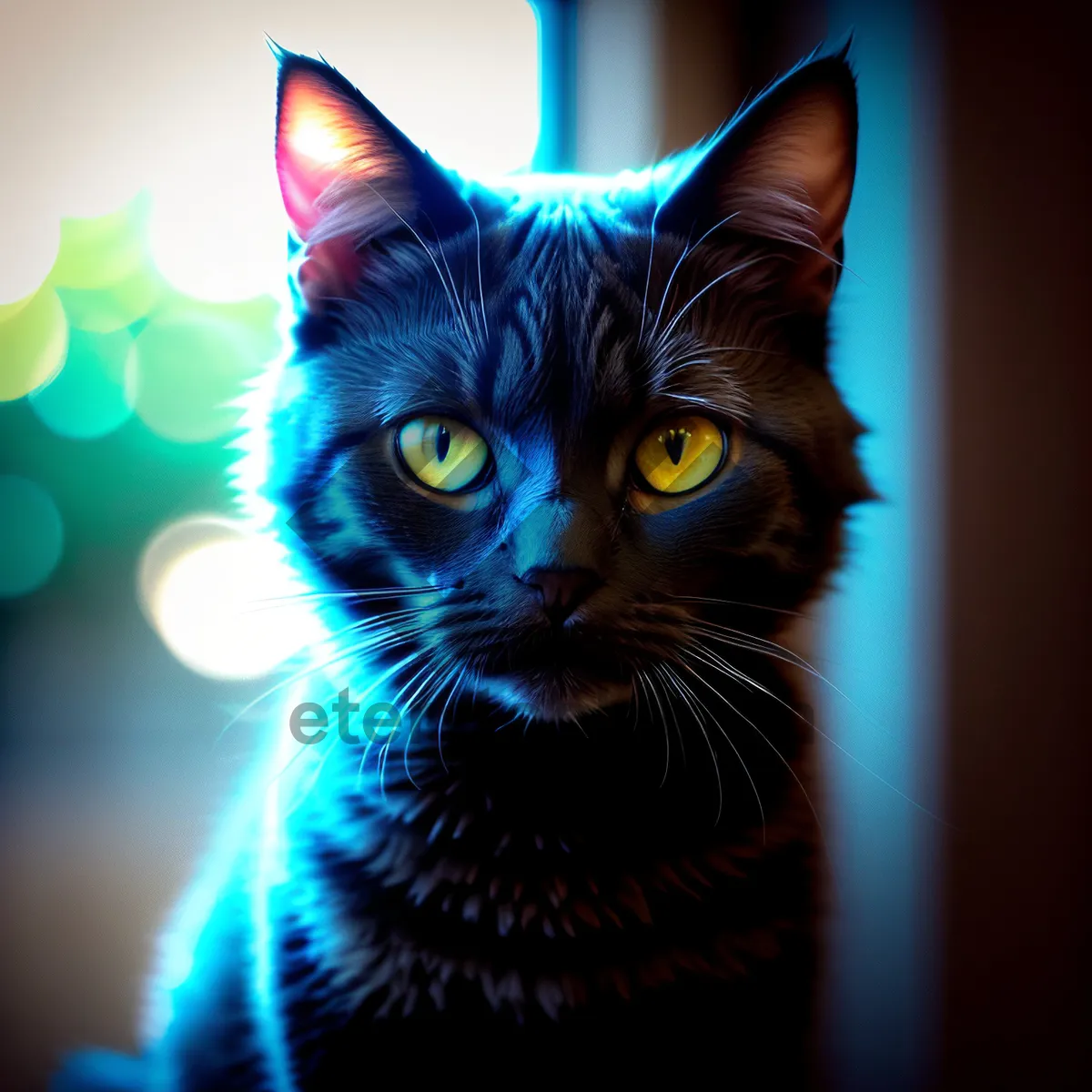 Picture of Fuzzy Furball: A Playful Tabby Kitten