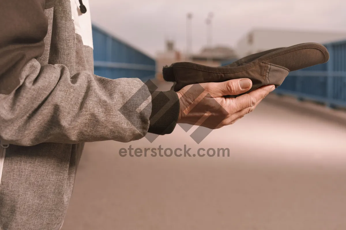 Picture of Successful businessman shaking hands in corporate office meeting.